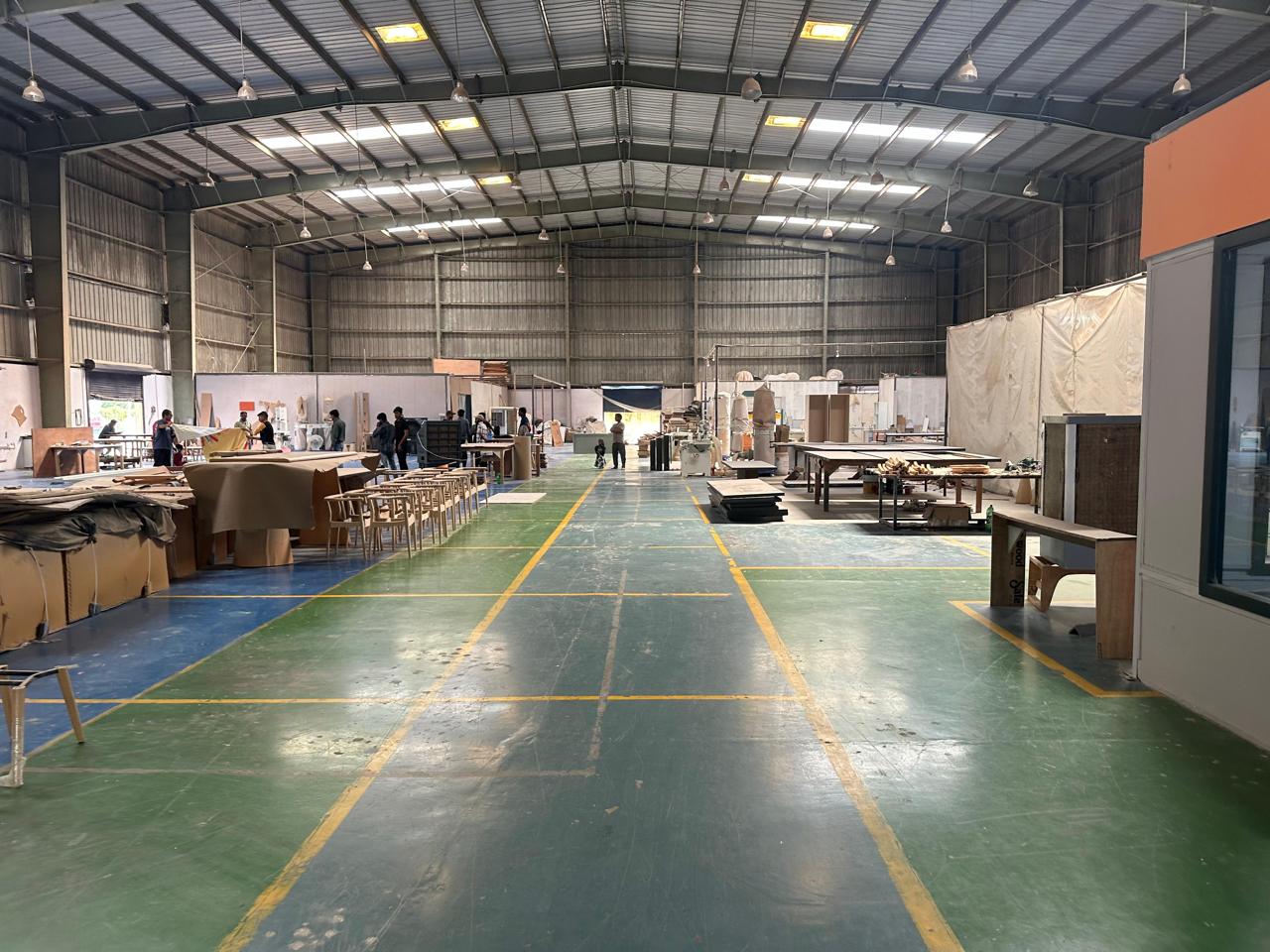 White Desk Lamp on Brown Wooden Table